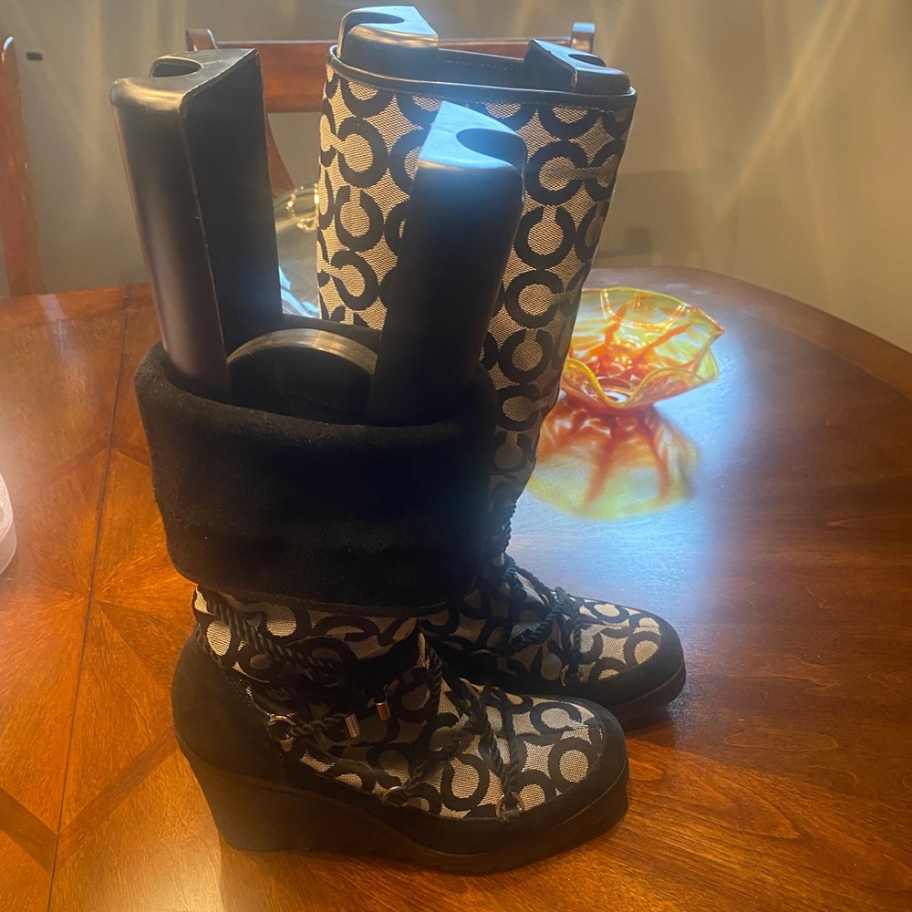 Coach 15 year old platform boots.